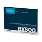 Crucial BX500 240 GB CT240BX500SSD1-Up to 540 MB/s (Internal SSD, 3D NAND, SATA, 2.5 Inch), Black