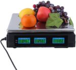 DIGITAL COMPUTING FRUIT AND VEGETABLE WEIGHING SCALE |Digital Weight Price Scale 88LB/40KG Computing Food Meat Scale | 40kg Electronic Retail Scales Digital, For Fruit and Foods, Double Sided. - Image 4