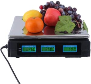 DIGITAL FRUIT AND VEGETABLE WEIGHING SCALE