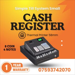 Compact and easy-to-use simple till system for small businesses and retail shops
