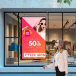 55-Inch Digital Window Display Front View