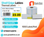 Shelf Edge Thermal Colour Label / Ticket Roll